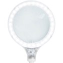 Lampa kosmetyczna warsztatowa powiększająca 5 dioptrii 30x LED śr. 125 mm Physa