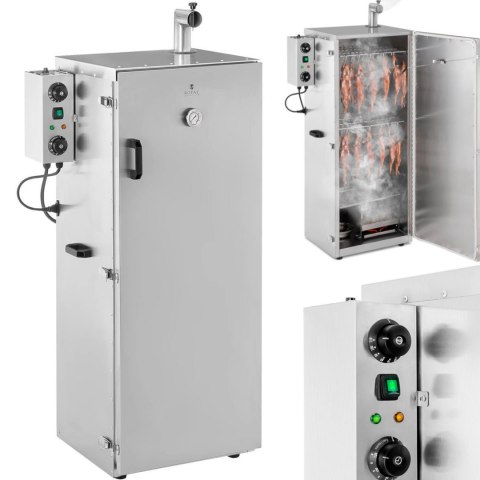 Wędzarnia elektryczna piec do wędzenia 8 rusztów 147 l 1000 W Royal Catering Wędzarnia elektryczna piec do wędzenia 8 rusztów 147 l 1000 W Royal Catering