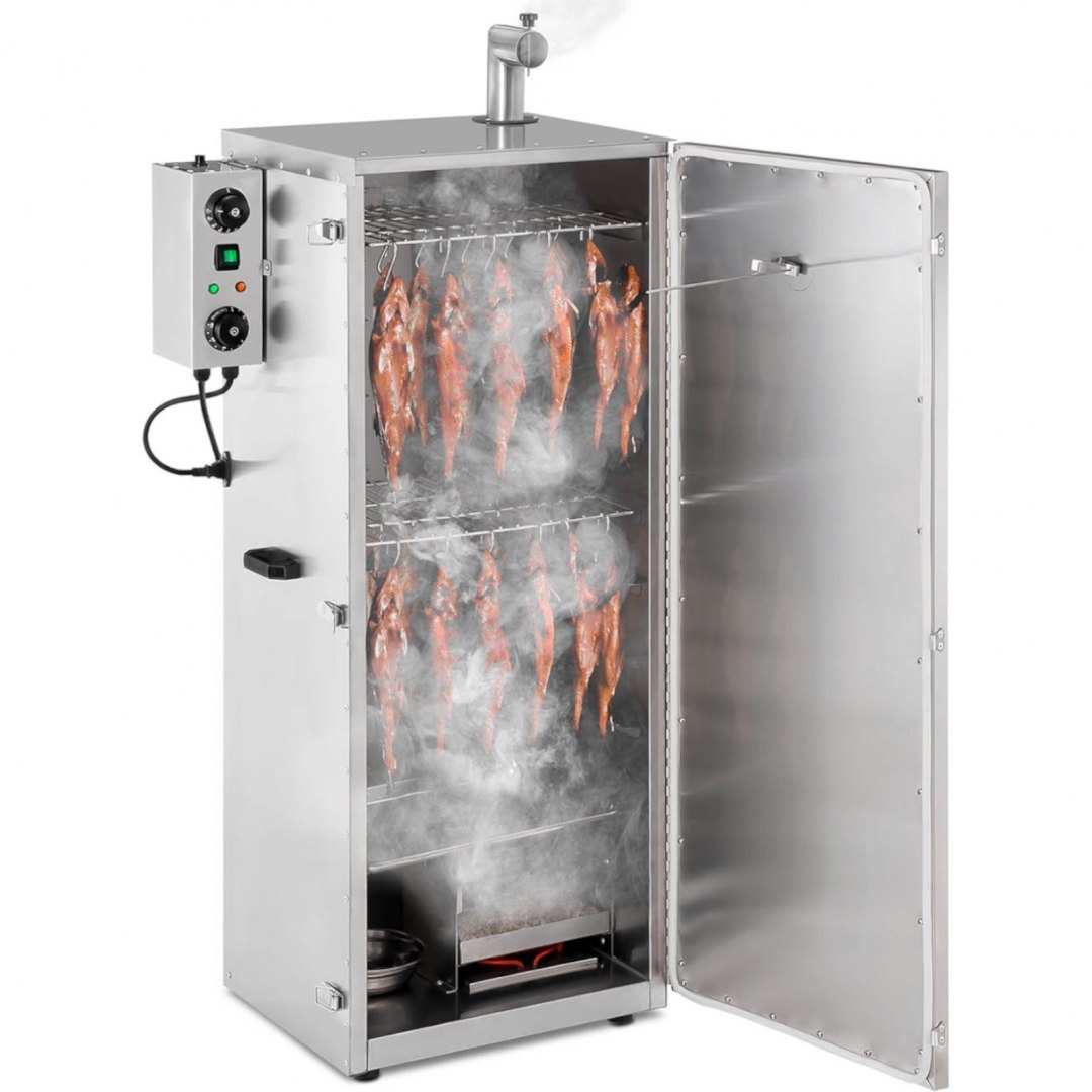 Wędzarnia elektryczna piec do wędzenia 8 rusztów 147 l 1000 W Royal Catering Wędzarnia elektryczna piec do wędzenia 8 rusztów 147 l 1000 W Royal Catering
