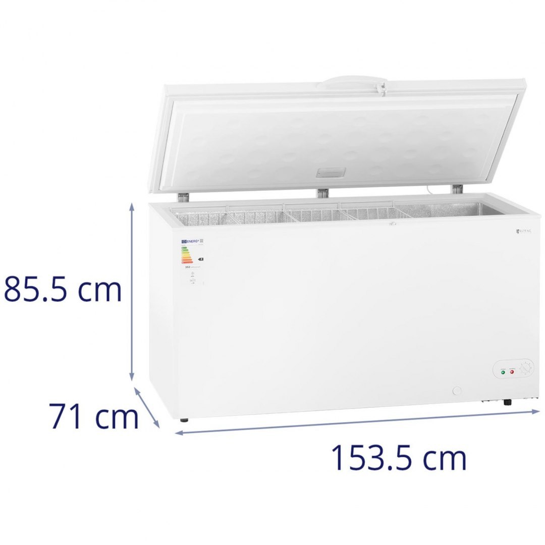 Zamrażarka skrzyniowa zamykana na klucz 4 kosze 459 l -12 do -28 C 135 W Royal Catering Zamrażarka skrzyniowa zamykana na klucz 4 kosze 459 l -12 do -28 C 135 W Royal Catering