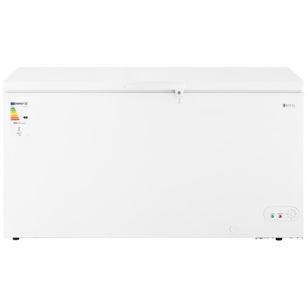 Zamrażarka skrzyniowa zamykana na klucz 4 kosze 459 l -12 do -28 C 135 W Royal Catering Zamrażarka skrzyniowa zamykana na klucz 4 kosze 459 l -12 do -28 C 135 W Royal Catering