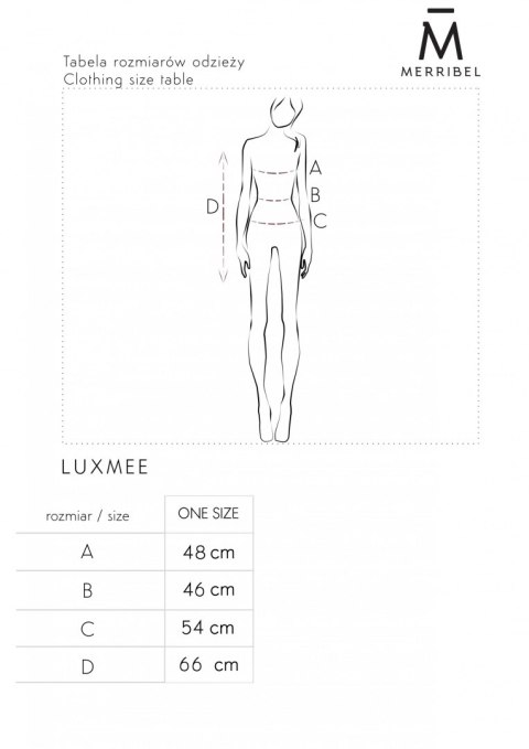 Bluzka Luxmee Czarna Czarny ONE SIZE Bluzka Luxmee Czarna Czarny ONE SIZE