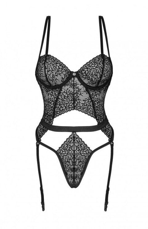 Body Yaskana teddy Czarny Czarny XS/S Body Yaskana teddy Czarny Czarny XS/S