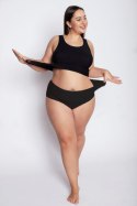 Figi Flexi-One Plus Size Maxi Czarne Czarny XXL/XXXL