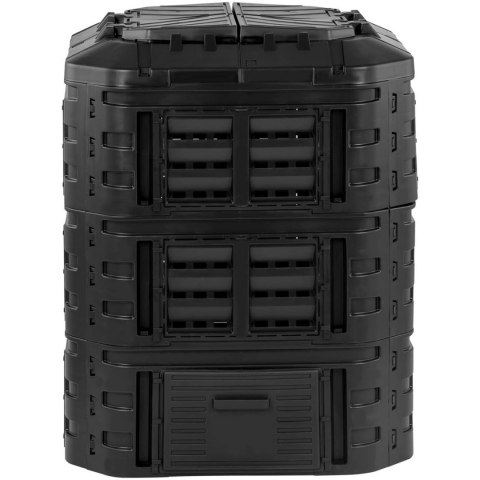 Kompostownik modułowy do ogrodu na odpadki organiczne 93 x 93 x 110 cm 860 l Hillvert Kompostownik modułowy do ogrodu na odpadki organiczne 93 x 93 x 110 cm 860 l Hillvert