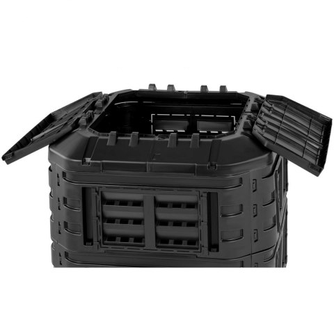 Kompostownik modułowy do ogrodu na odpadki organiczne 93 x 93 x 110 cm 860 l Hillvert Kompostownik modułowy do ogrodu na odpadki organiczne 93 x 93 x 110 cm 860 l Hillvert