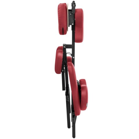 Krzesło do masażu tatuażu przenośne składane Montpellier Red do 130 kg czerwone Physa Krzesło do masażu tatuażu przenośne składane Montpellier Red do 130 kg czerwone Physa