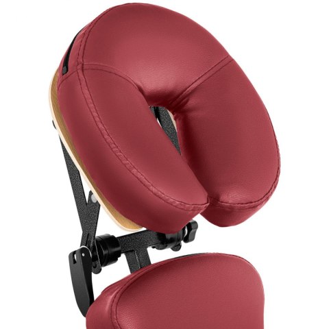 Krzesło do masażu tatuażu przenośne składane Montpellier Red do 130 kg czerwone Physa Krzesło do masażu tatuażu przenośne składane Montpellier Red do 130 kg czerwone Physa