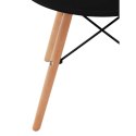 Krzesło skandynawskie ażurowe z drewnianymi nogami do kuchni salonu maks. 150 kg 4 szt. FROMM&amp;STARCK
