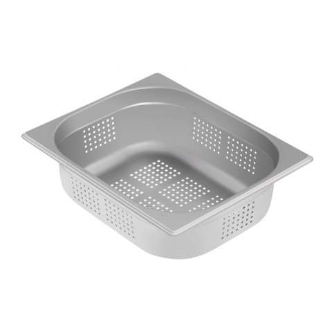 Naczynie gastronomiczne perforowane ze stali GN1/2 gł. 100 mm Royal Catering Naczynie gastronomiczne perforowane ze stali GN1/2 gł. 100 mm Royal Catering