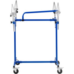 Stojak wózek lakierniczy do felg 4 obrotowe uchwyty MSW