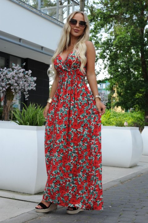 Sukienka Poppy Czerwony ONE SIZE Sukienka Poppy Czerwony ONE SIZE