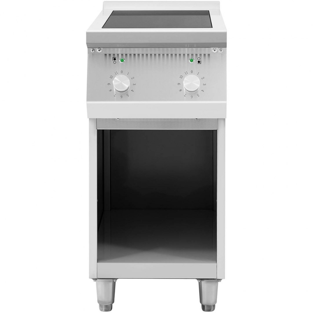 Kuchnia indukcyjna 2 palnikowa wolnostojąca na otwartej podstawie 400 V 8500 W Royal Catering Kuchnia indukcyjna 2 palnikowa wolnostojąca na otwartej podstawie 400 V 8500 W Royal Catering