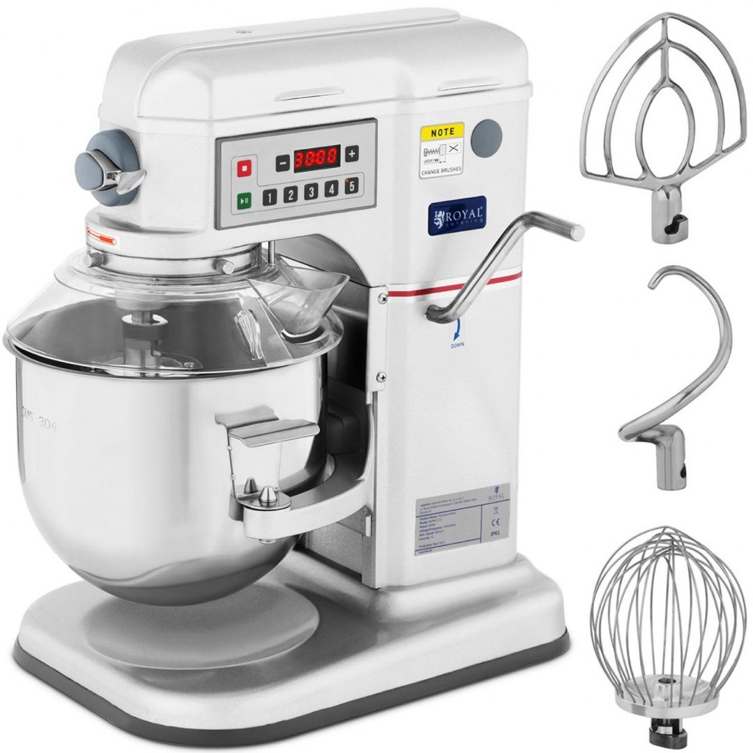 Mikser robot planetarny z opuszczaną misą RCPM-7.1D 7 l 230 V 650 W Royal Catering Mikser robot planetarny z opuszczaną misą RCPM-7.1D 7 l 230 V 650 W Royal Catering
