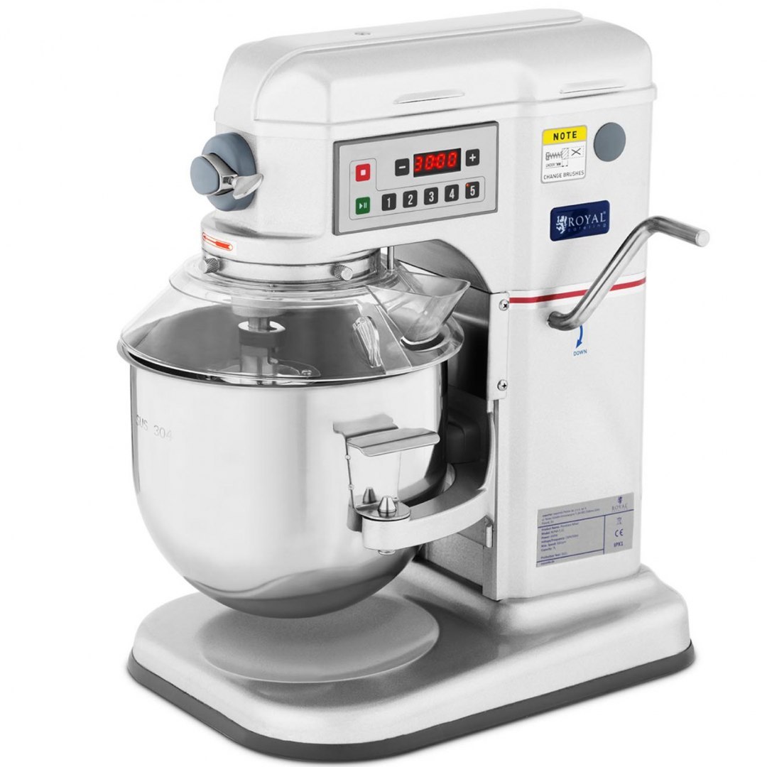 Mikser robot planetarny z opuszczaną misą RCPM-7.1D 7 l 230 V 650 W Royal Catering Mikser robot planetarny z opuszczaną misą RCPM-7.1D 7 l 230 V 650 W Royal Catering