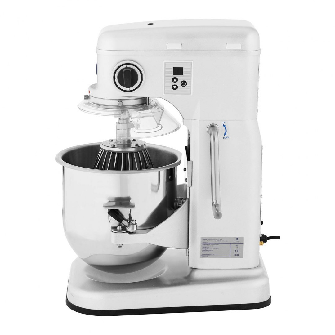 Mikser robot spiralny planetarny z opuszczaną misą RCPM-10.1B 10 l 230 V 650 W Royal Catering Mikser robot spiralny planetarny z opuszczaną misą RCPM-10.1B 10 l 230 V 650 W Royal Catering
