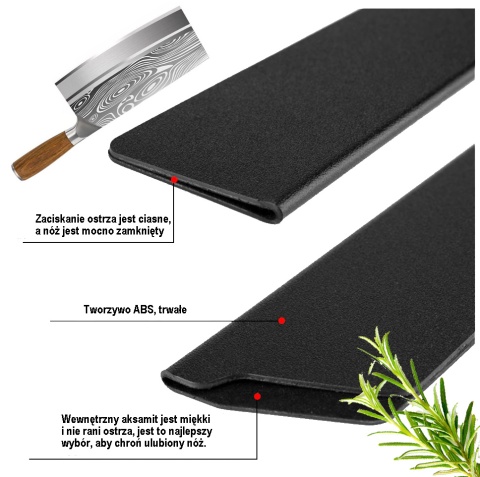 Tasak nóż kuchenny szefa kuchni stal nierdzewna