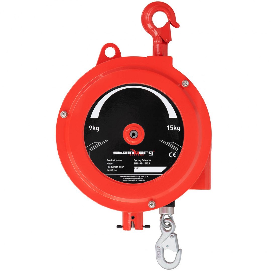 Balanser linkowy sprężynowy odciążnik do narzędzi 9 - 15 kg 2,5 m Steinberg Systems Balanser linkowy sprężynowy odciążnik do narzędzi 9 - 15 kg 2,5 m Steinberg Systems