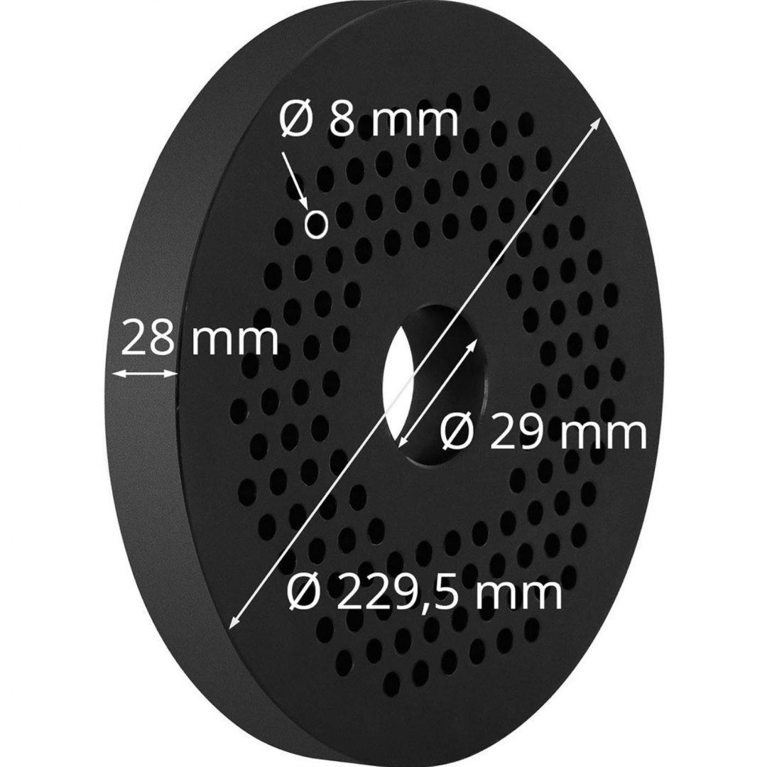 Matryca sitko do pelletu pelleciarki WIE-PM-2000 śr. 8 mm WIESENFIELD Matryca sitko do pelletu pelleciarki WIE-PM-2000 śr. 8 mm WIESENFIELD