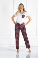 Piżama Vivienne White-Red White-Red S