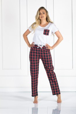 Piżama Vivienne White-Red White-Red S