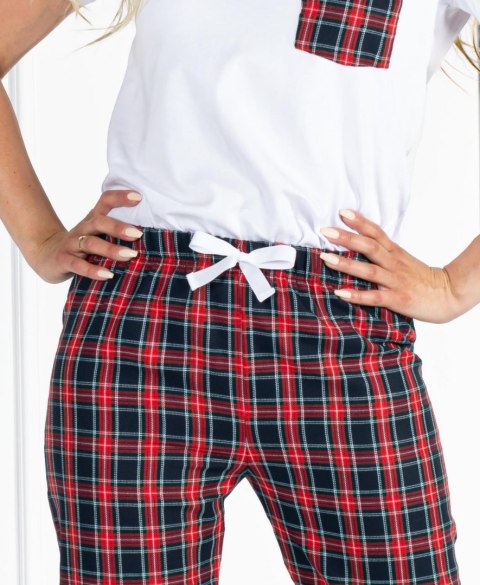 Piżama Vivienne White-Red White-Red S Piżama Vivienne White-Red White-Red S