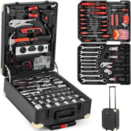 Zestaw narzędzi ręcznych w walizce na kółkach - 362 elementy MSW