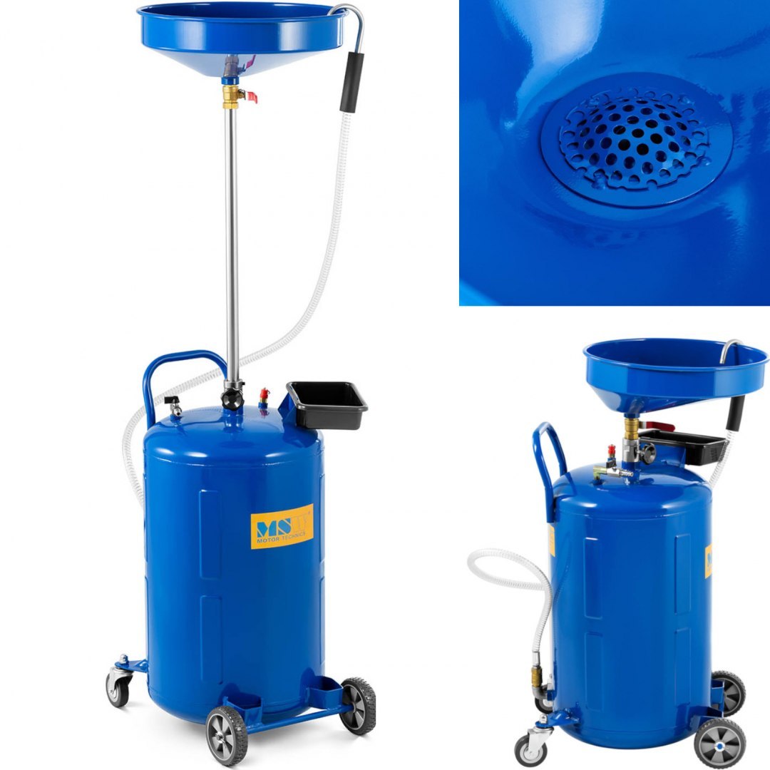 Zlewarka odsysarka pneumatyczna do oleju 3 l/min 70 l MSW Zlewarka odsysarka pneumatyczna do oleju 3 l/min 70 l MSW