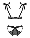 Komplet Obsessivia set Czarny Czarny L/XL