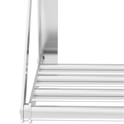 Półka ścienna składana ze stali nierdzewnej do 40 kg 80 x 30 cm Royal Catering Półka ścienna składana ze stali nierdzewnej do 40 kg 80 x 30 cm Royal Catering