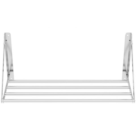 Półka ścienna składana ze stali nierdzewnej do 40 kg 80 x 30 cm Royal Catering Półka ścienna składana ze stali nierdzewnej do 40 kg 80 x 30 cm Royal Catering