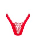 Stringi Larisya Czerwone Czerwony S/M