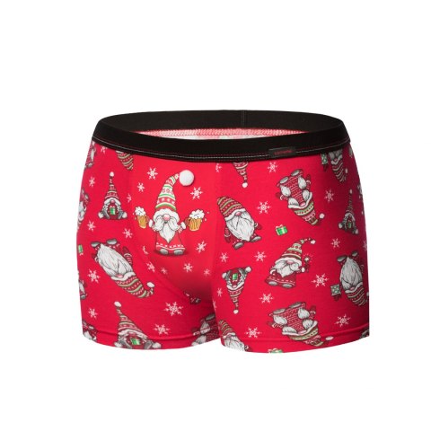 Bokserki Gnome 007/68 Red-Graphite Red-Graphite XXL Bokserki Gnome 007/68 Red-Graphite Red-Graphite XXL