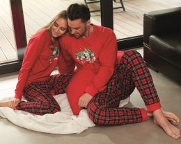Piżama Family Time 671/306 Czerwony XL