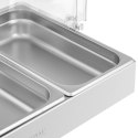 Witryna bufetowa śniadaniowa z pokrywą rolltop 3x GN 1/3 3x 2,6 l Royal Catering