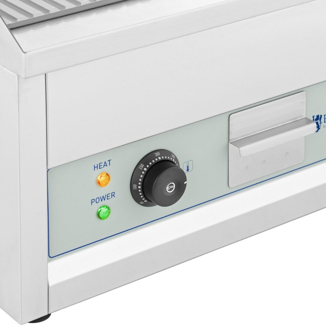 Grill elektryczny płyta grillowa ryflowana podwójna 600 x 400 mm 2 x 2500 W Royal Catering Grill elektryczny płyta grillowa ryflowana podwójna 600 x 400 mm 2 x 2500 W Royal Catering