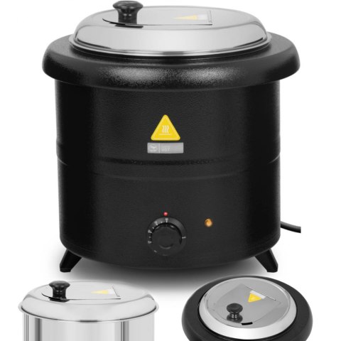 Kociołek termos garnek elektryczny do zupy 13 l 600 W czarny Royal Catering Kociołek termos garnek elektryczny do zupy 13 l 600 W czarny Royal Catering
