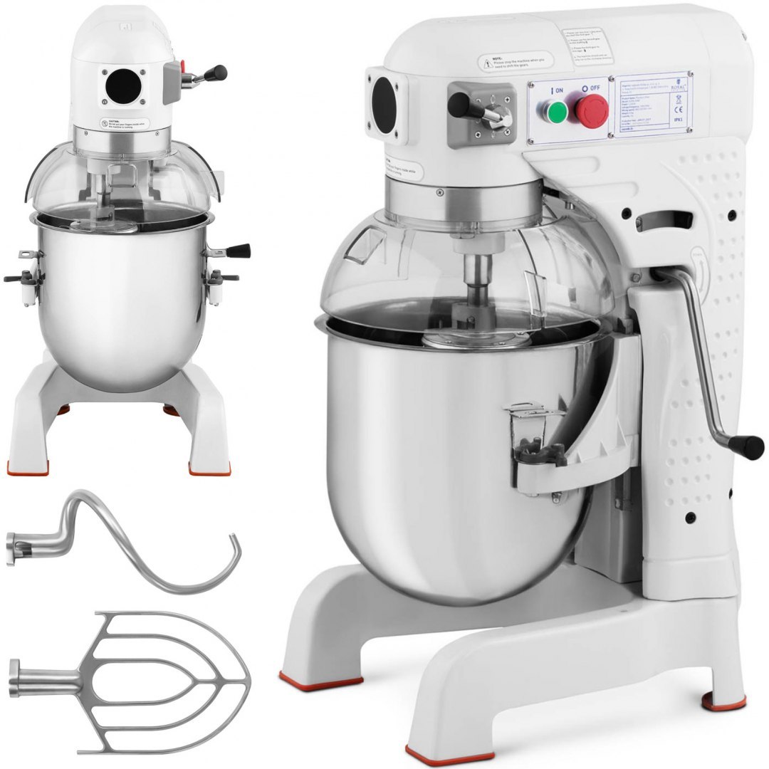 Mikser robot planetarny spiralny z opuszczaną misą 30 l 1100 W Royal Catering Mikser robot planetarny spiralny z opuszczaną misą 30 l 1100 W Royal Catering