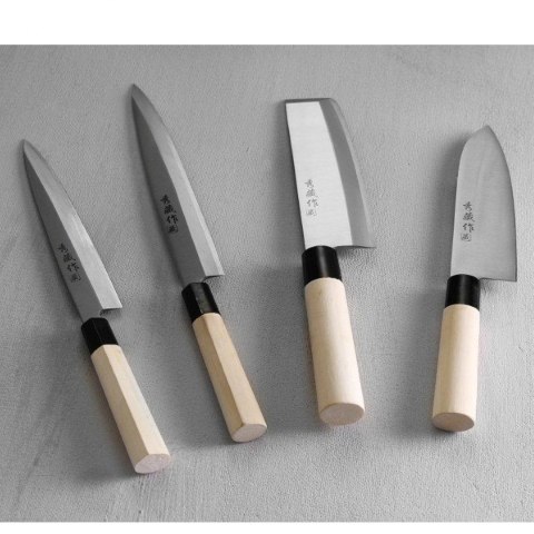Nóż japoński NAKIRI z drewnianą rączką 180 mm - Hendi 845028 Hendi Nóż japoński NAKIRI z drewnianą rączką 180 mm - Hendi 845028 Hendi