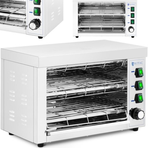 Opiekacz toster salamander do zapiekanek 50-300C 3250 W Royal Catering Opiekacz toster salamander do zapiekanek 50-300C 3250 W Royal Catering