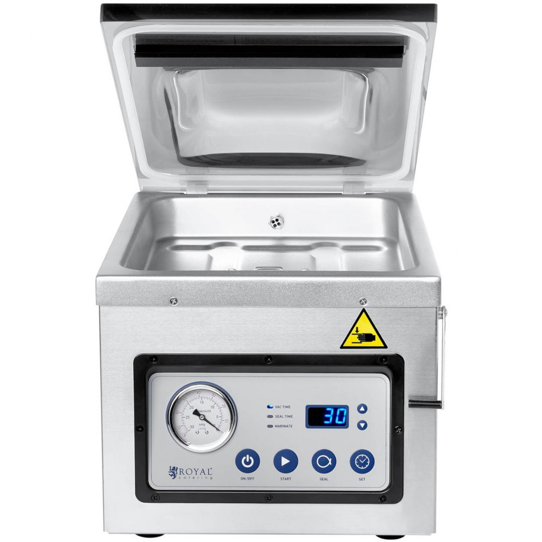 Pakowarka próżniowa komorowa do żywności 26 cm 1100 W Royal Catering Pakowarka próżniowa komorowa do żywności 26 cm 1100 W Royal Catering