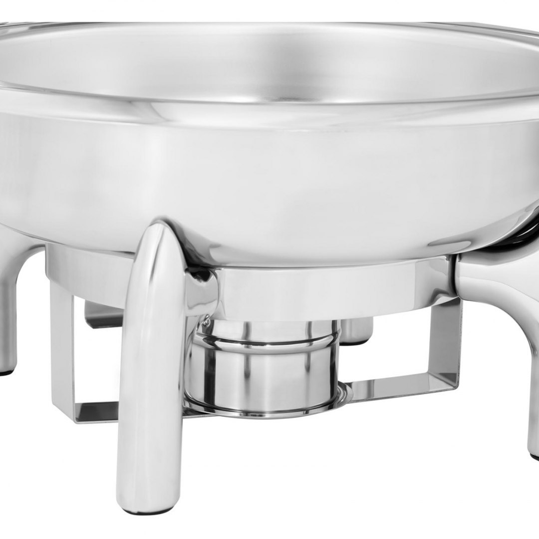 Podgrzewacz do potraw okrągły na pastę z pokrywą z okienkiem śr. 39 cm 5.5 l Royal Catering Podgrzewacz do potraw okrągły na pastę z pokrywą z okienkiem śr. 39 cm 5.5 l Royal Catering
