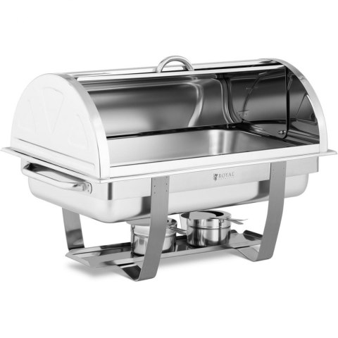 Podgrzewacz do potraw stołowy na pastę z pokrywą RollTop GN 1/1 8.5 l Royal Catering Podgrzewacz do potraw stołowy na pastę z pokrywą RollTop GN 1/1 8.5 l Royal Catering