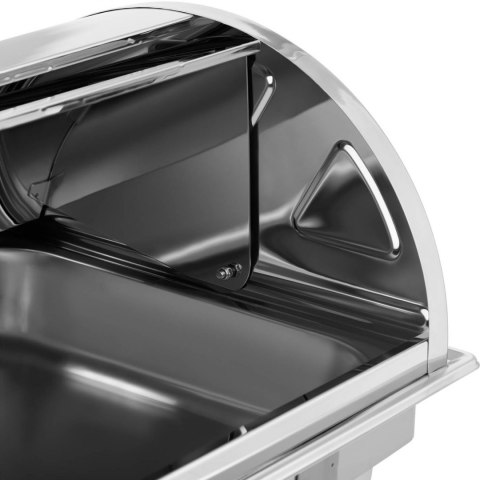 Podgrzewacz do potraw stołowy na pastę z pokrywą RollTop GN 1/1 8.5 l Royal Catering Podgrzewacz do potraw stołowy na pastę z pokrywą RollTop GN 1/1 8.5 l Royal Catering