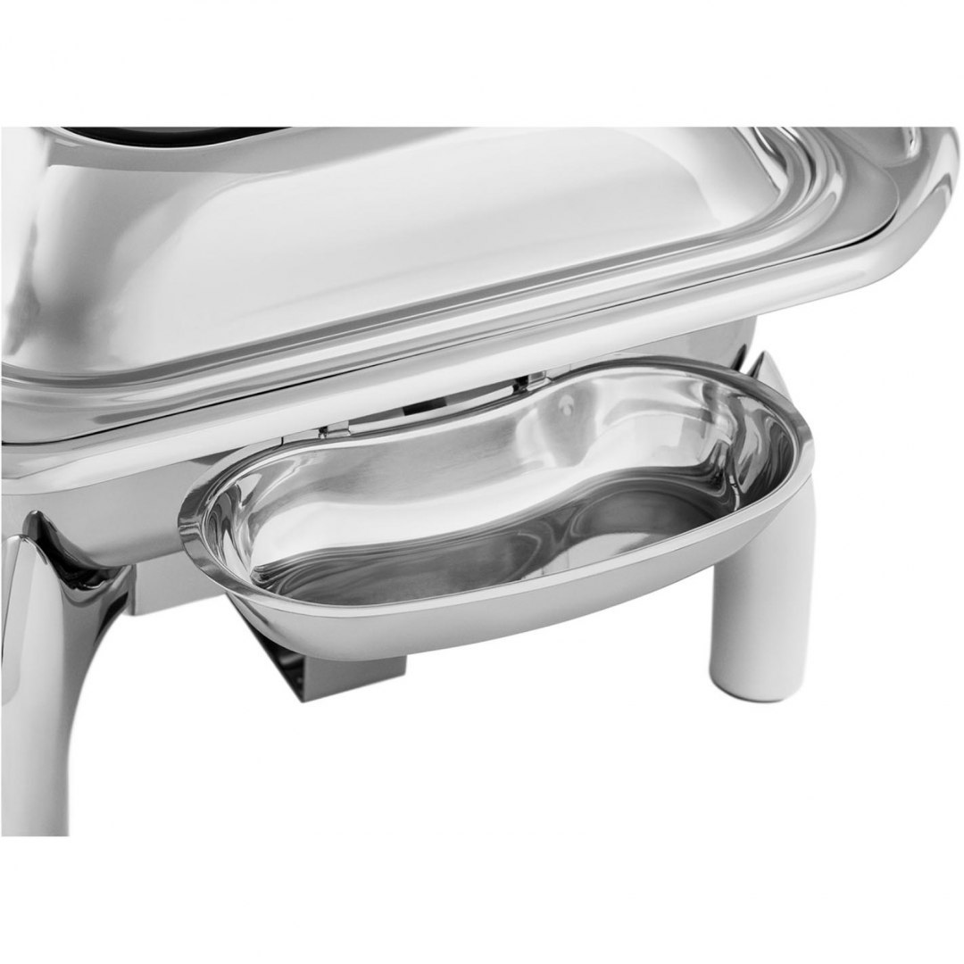 Podgrzewacz do potraw stołowy na pastę z pokrywą z okienkiem GN 1/1 8.5 l Royal Catering Podgrzewacz do potraw stołowy na pastę z pokrywą z okienkiem GN 1/1 8.5 l Royal Catering
