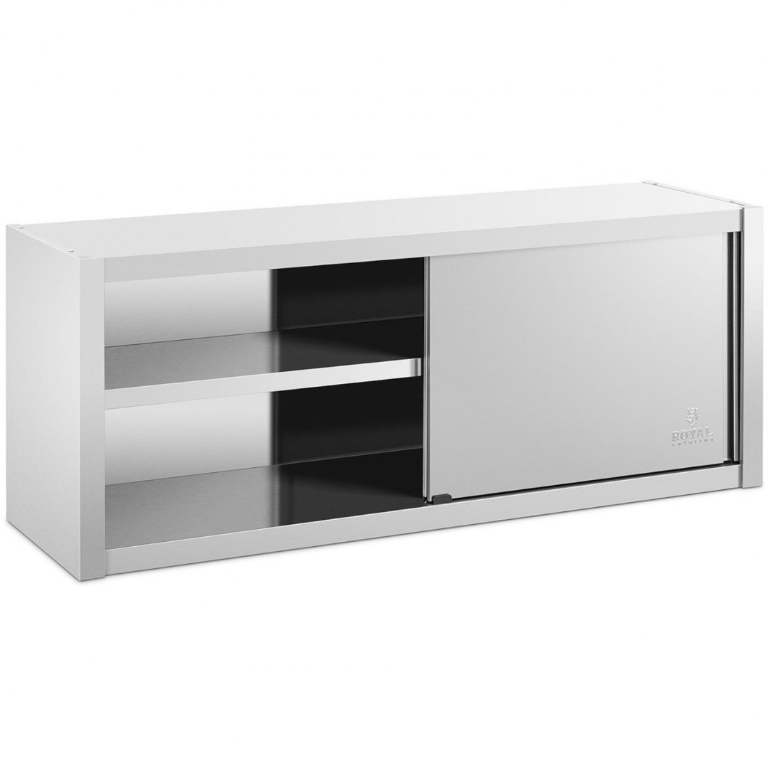 Szafa ścienna gastronomiczna z drzwiami przesuwanymi STAL 150 x 45 x 60 cm Royal Catering Szafa ścienna gastronomiczna z drzwiami przesuwanymi STAL 150 x 45 x 60 cm Royal Catering