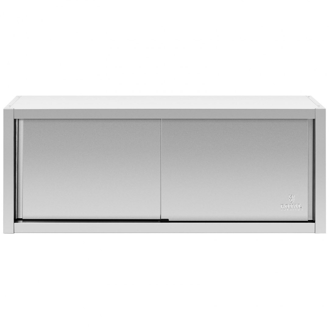 Szafa ścienna gastronomiczna z drzwiami przesuwanymi STAL 150 x 45 x 60 cm Royal Catering Szafa ścienna gastronomiczna z drzwiami przesuwanymi STAL 150 x 45 x 60 cm Royal Catering