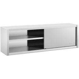 Szafa ścienna gastronomiczna z drzwiami przesuwanymi STAL 200 x 45 x 60 cm Royal Catering