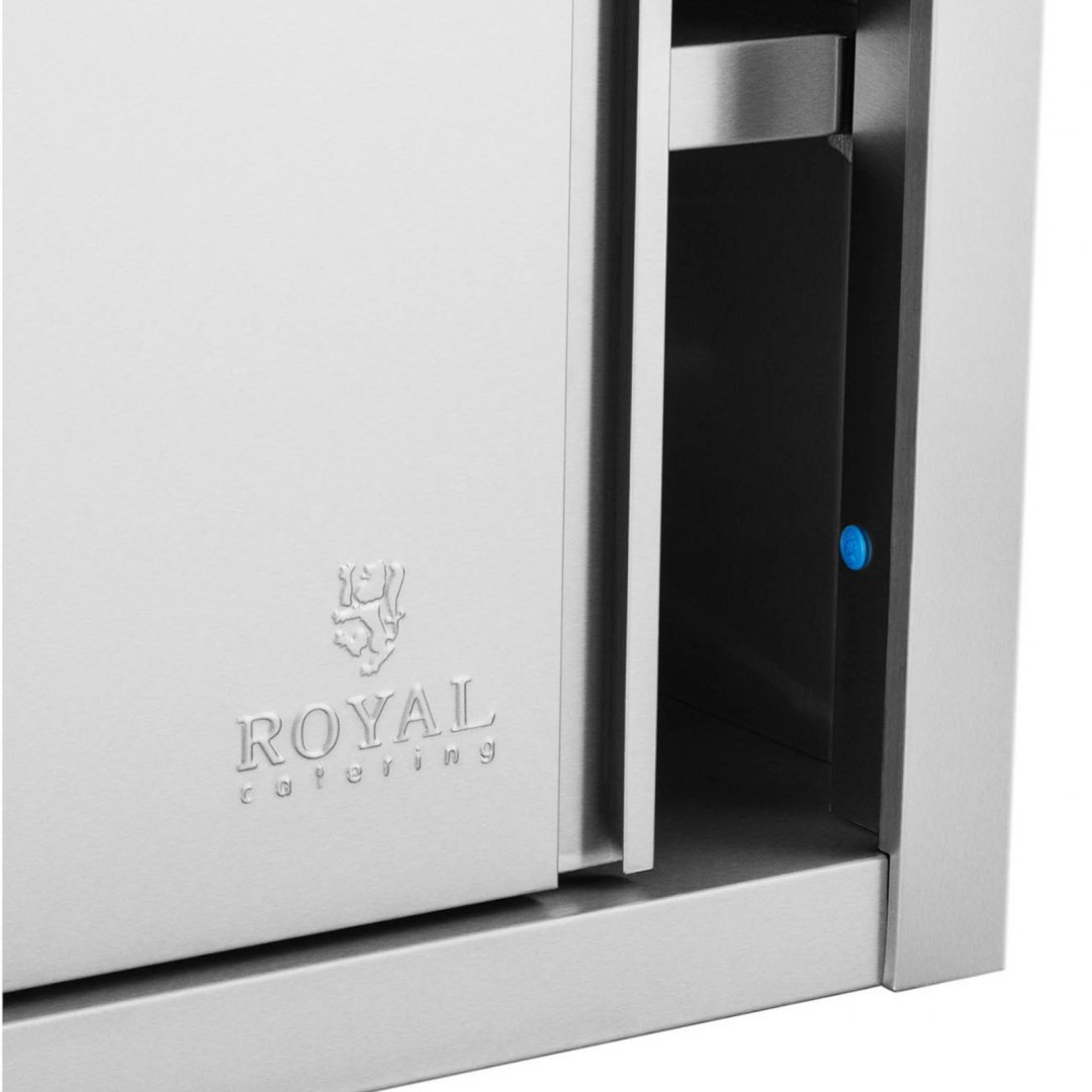 Szafa ścienna gastronomiczna z drzwiami przesuwanymi STAL 200 x 45 x 60 cm Royal Catering Szafa ścienna gastronomiczna z drzwiami przesuwanymi STAL 200 x 45 x 60 cm Royal Catering