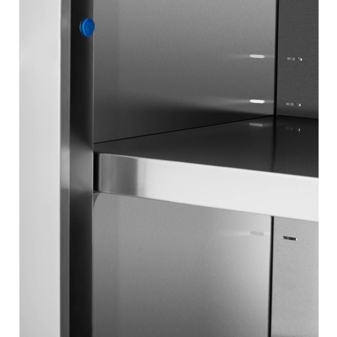 Szafa ścienna gastronomiczna z drzwiami przesuwanymi STAL 200 x 45 x 60 cm Royal Catering Szafa ścienna gastronomiczna z drzwiami przesuwanymi STAL 200 x 45 x 60 cm Royal Catering